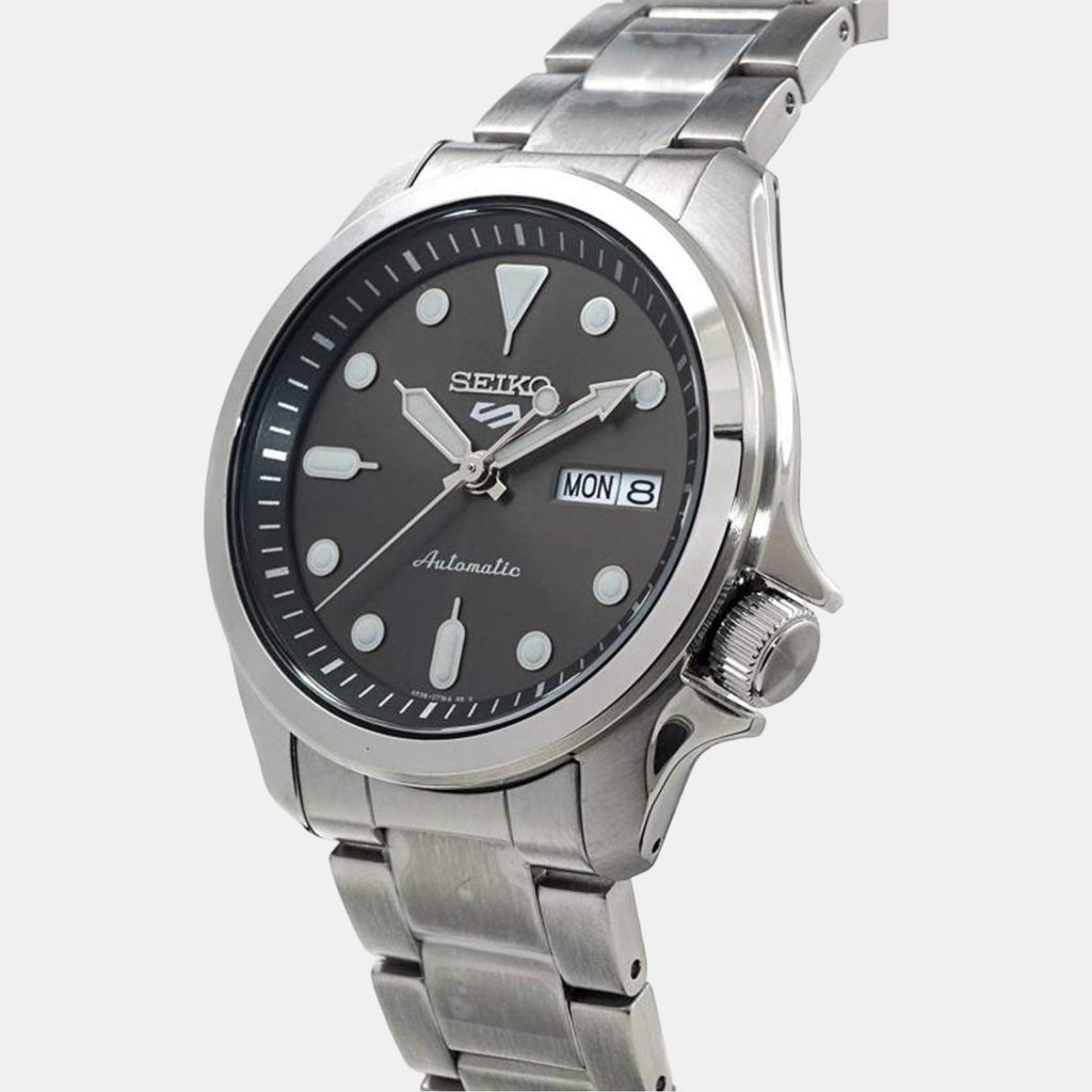 Seiko Men Round Black watch
