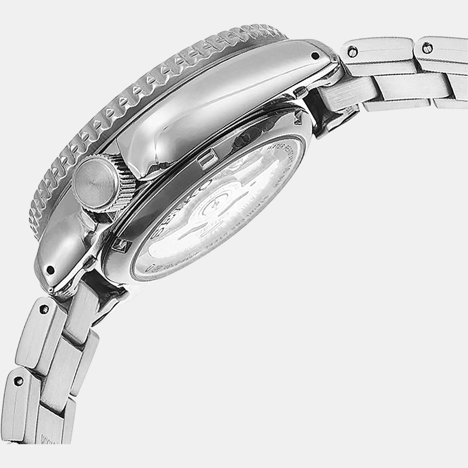 Seiko Men Round Silver watch