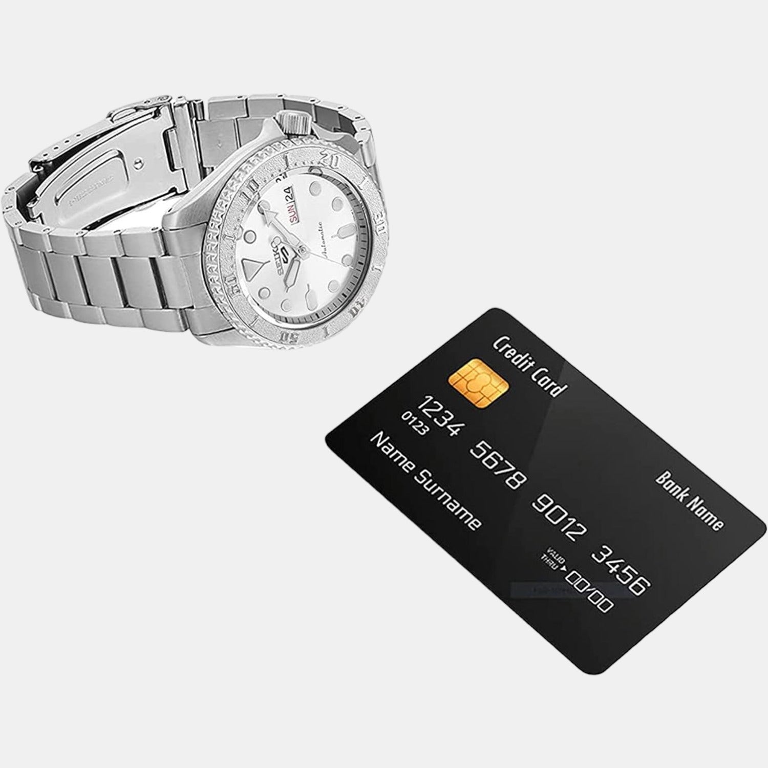 Seiko Stainless Steel Silver watch