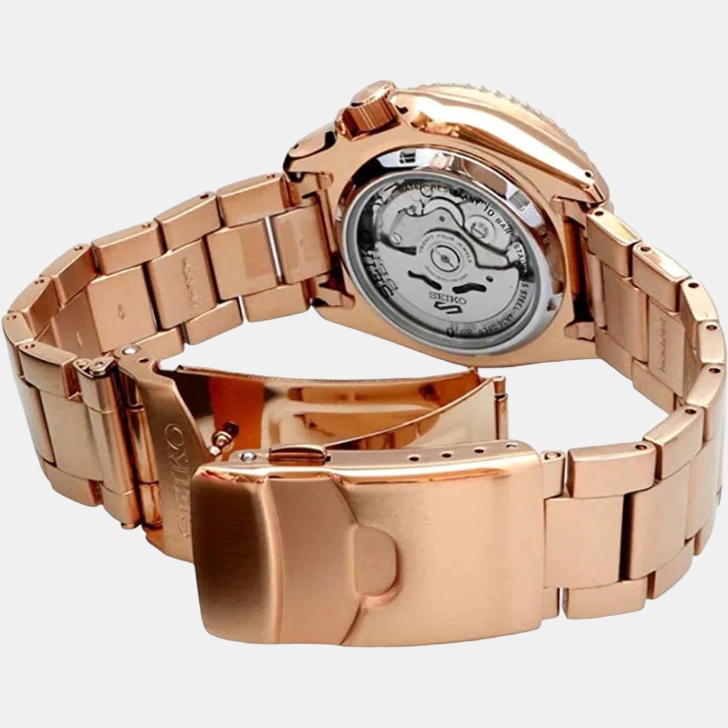 Seiko rose gold store watch mens