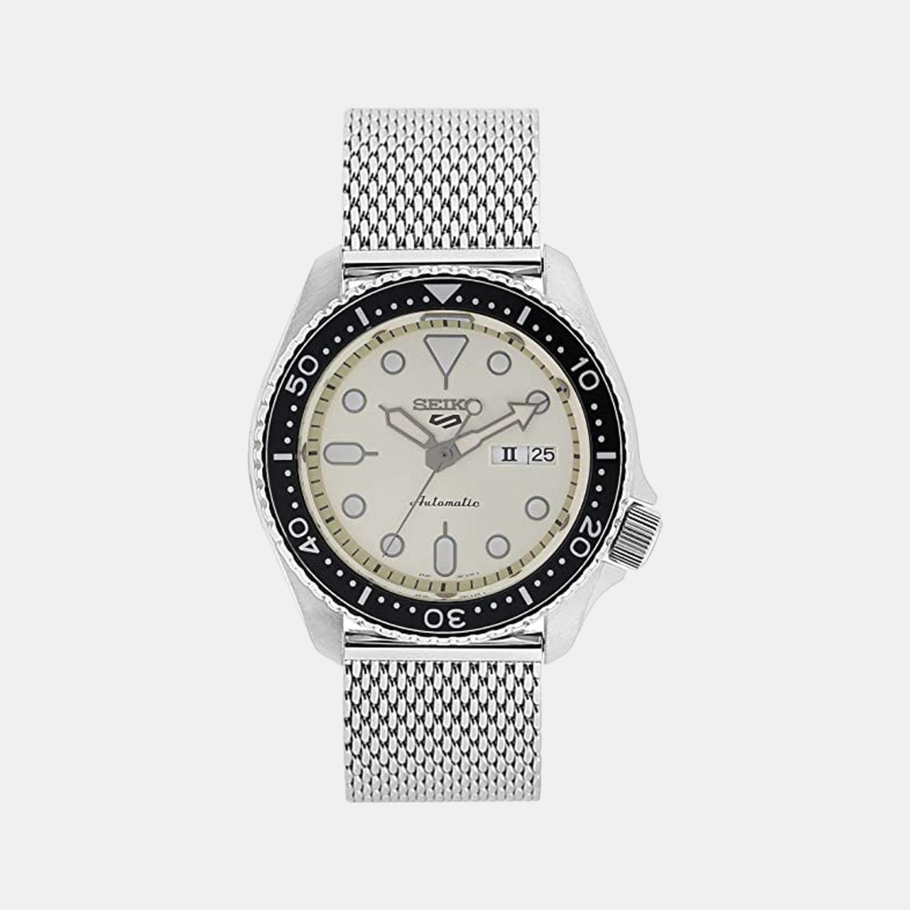 Seiko Round Cream Analog watch