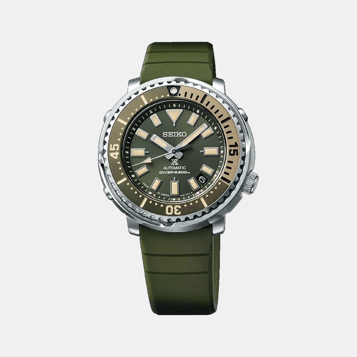 Seiko Round Green Analog watch