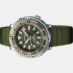 Seiko Men Round Green watch