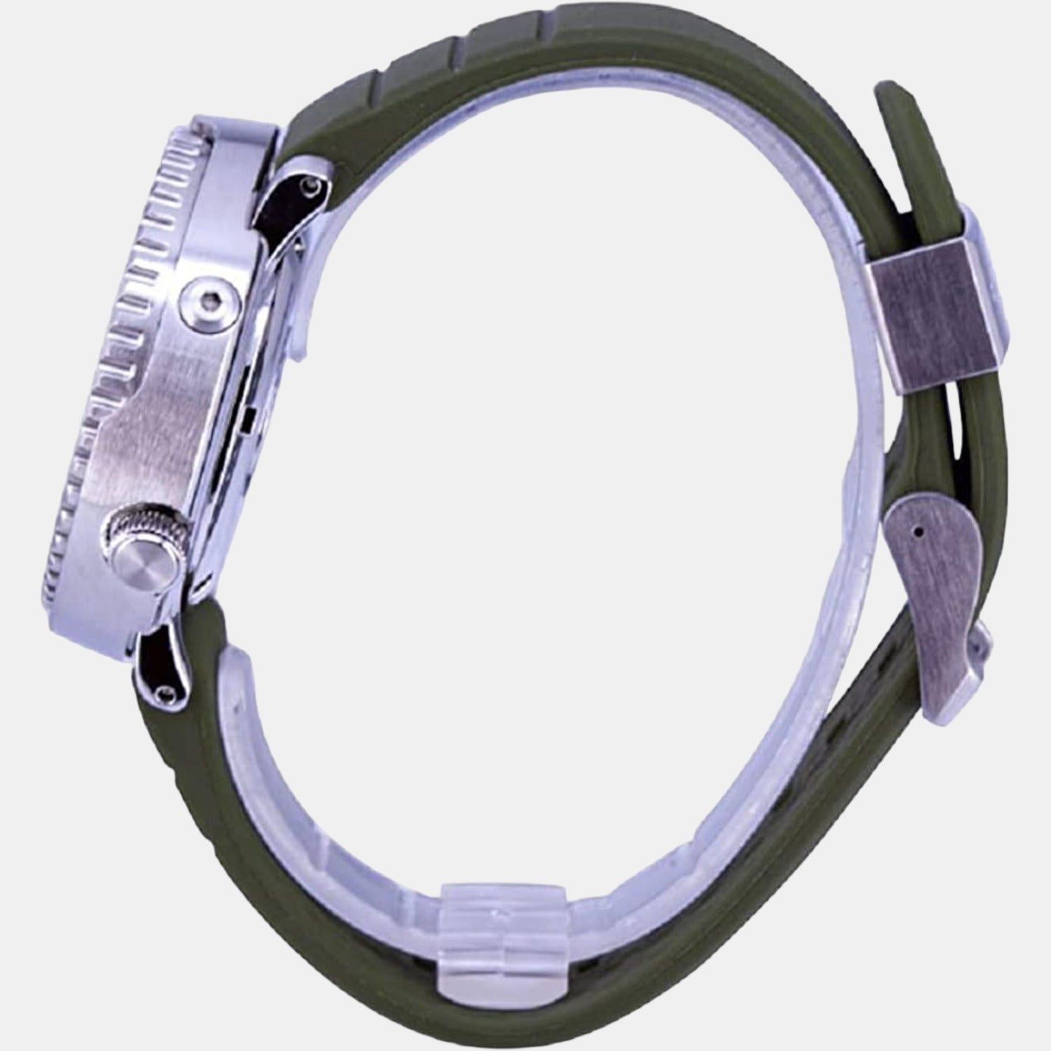 Seiko Silicone Green watch