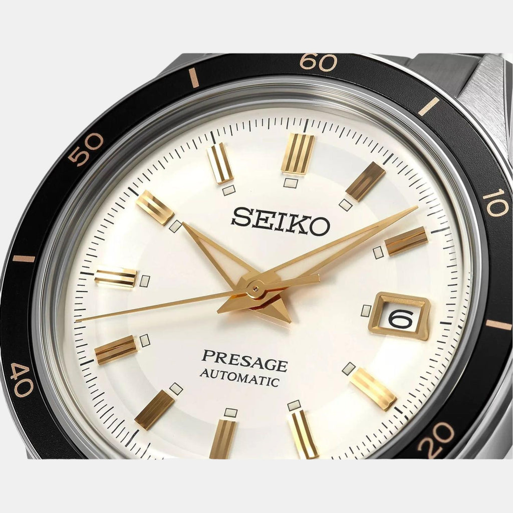 Seiko Men Round Beige watch
