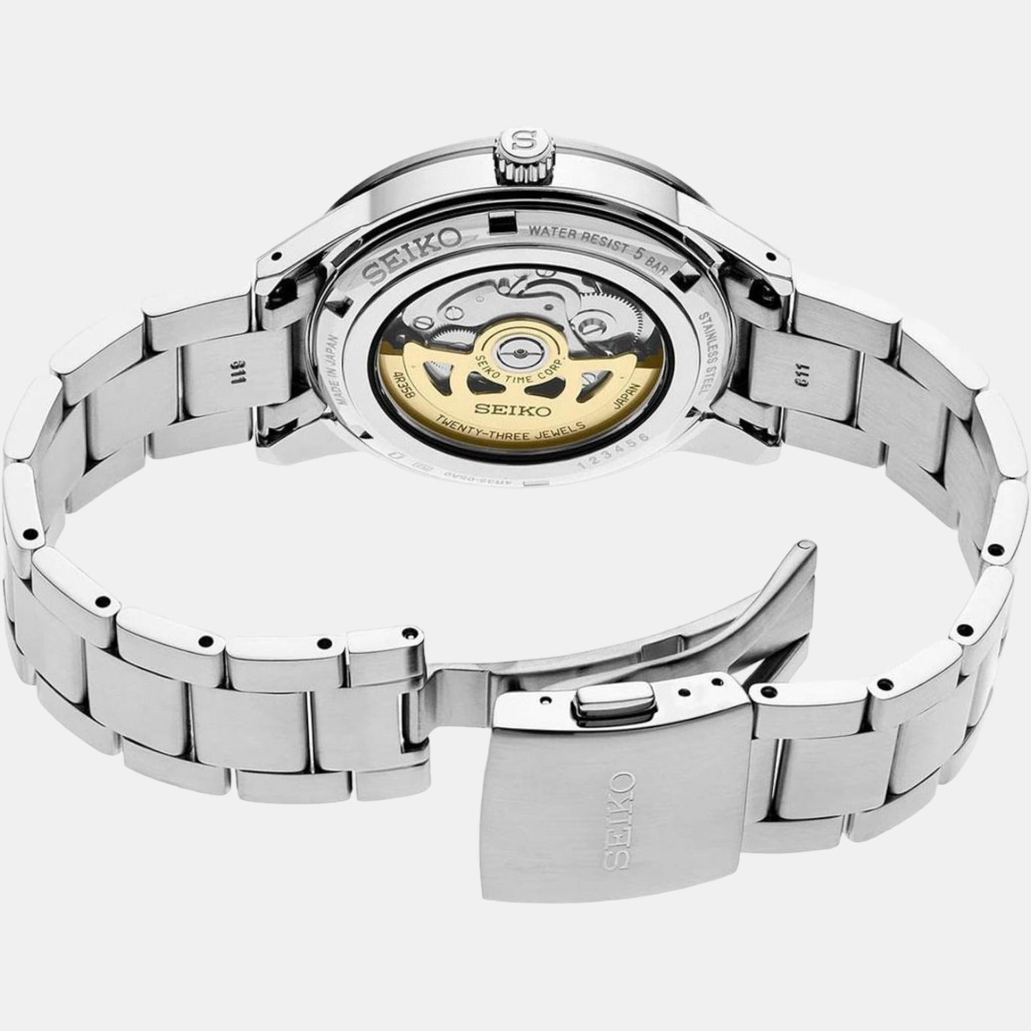 Seiko Stainless Steel Round watch
