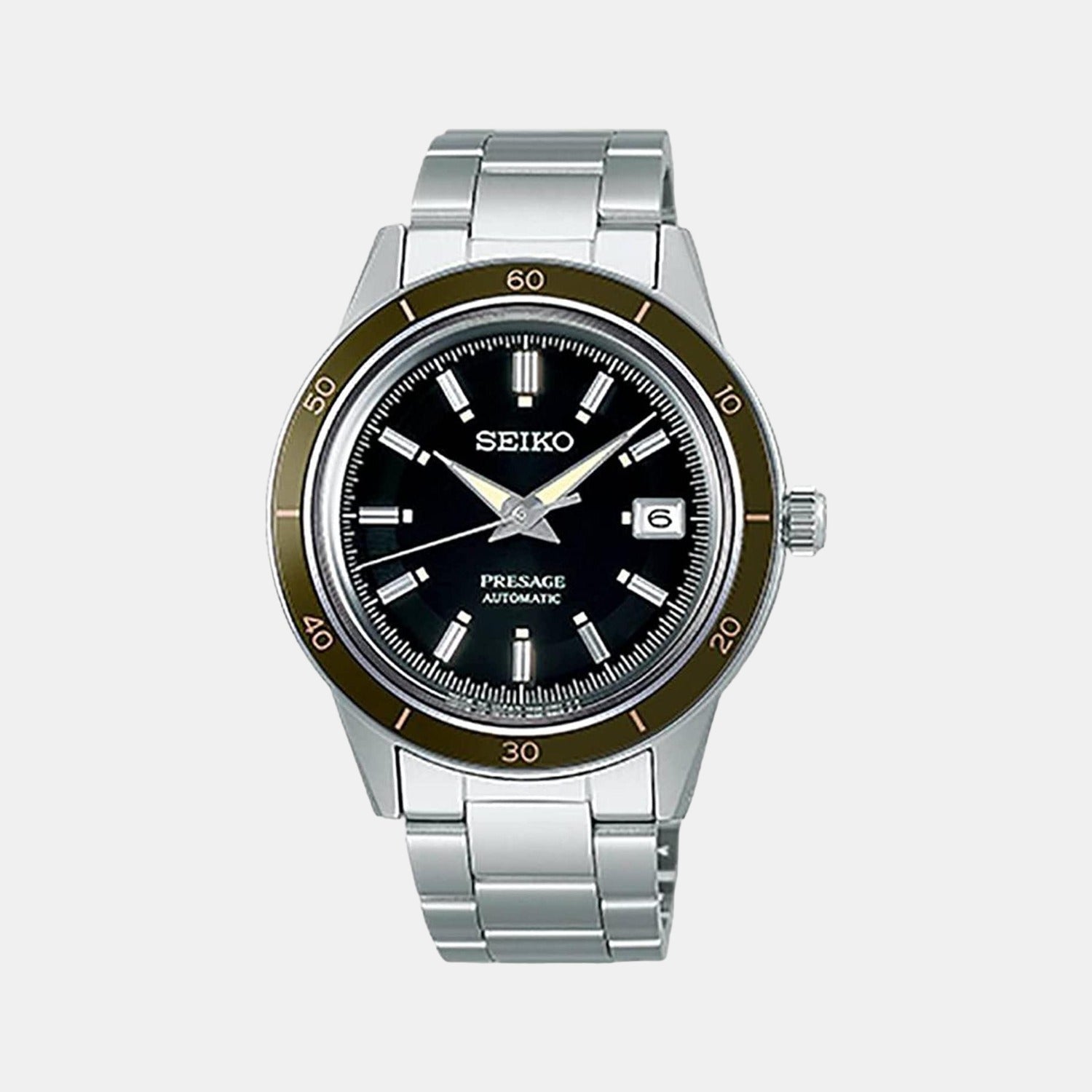 Seiko Round Black Analog watch