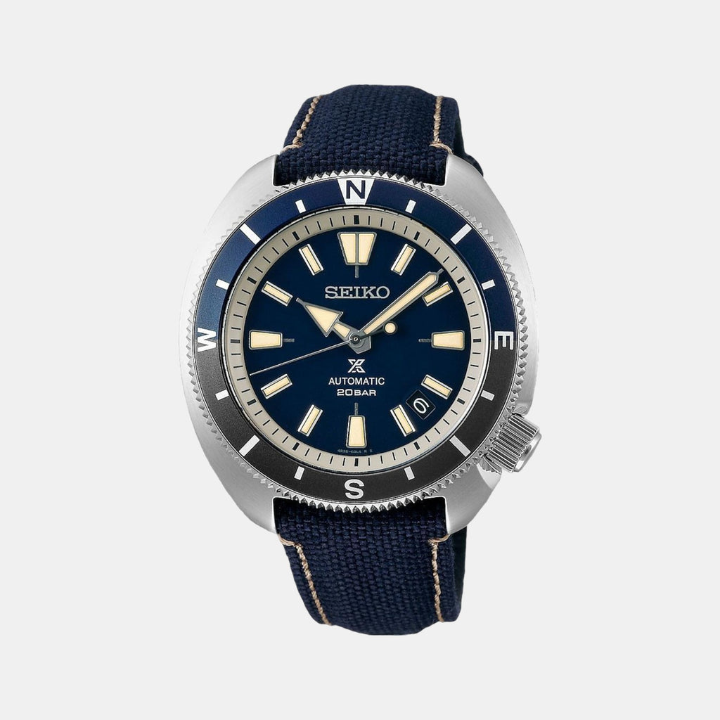 Seiko Round Blue Analog watch