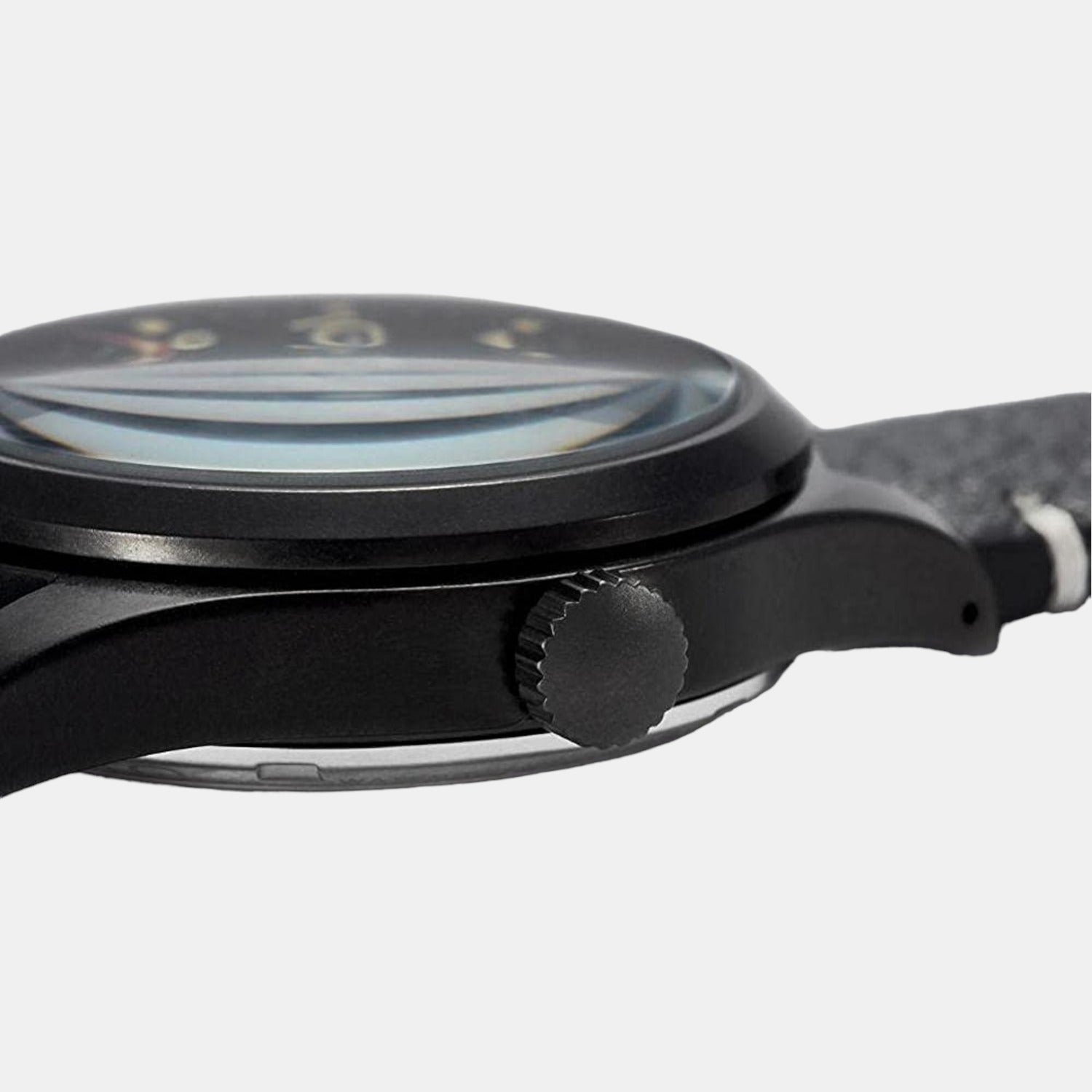 Seiko Men Round Black watch