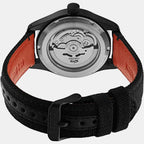 Seiko Men Round Black watch