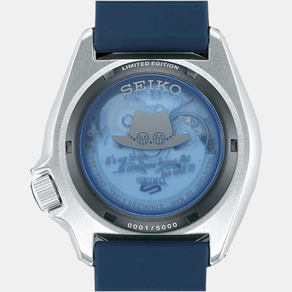 Seiko Men Round Blue watch