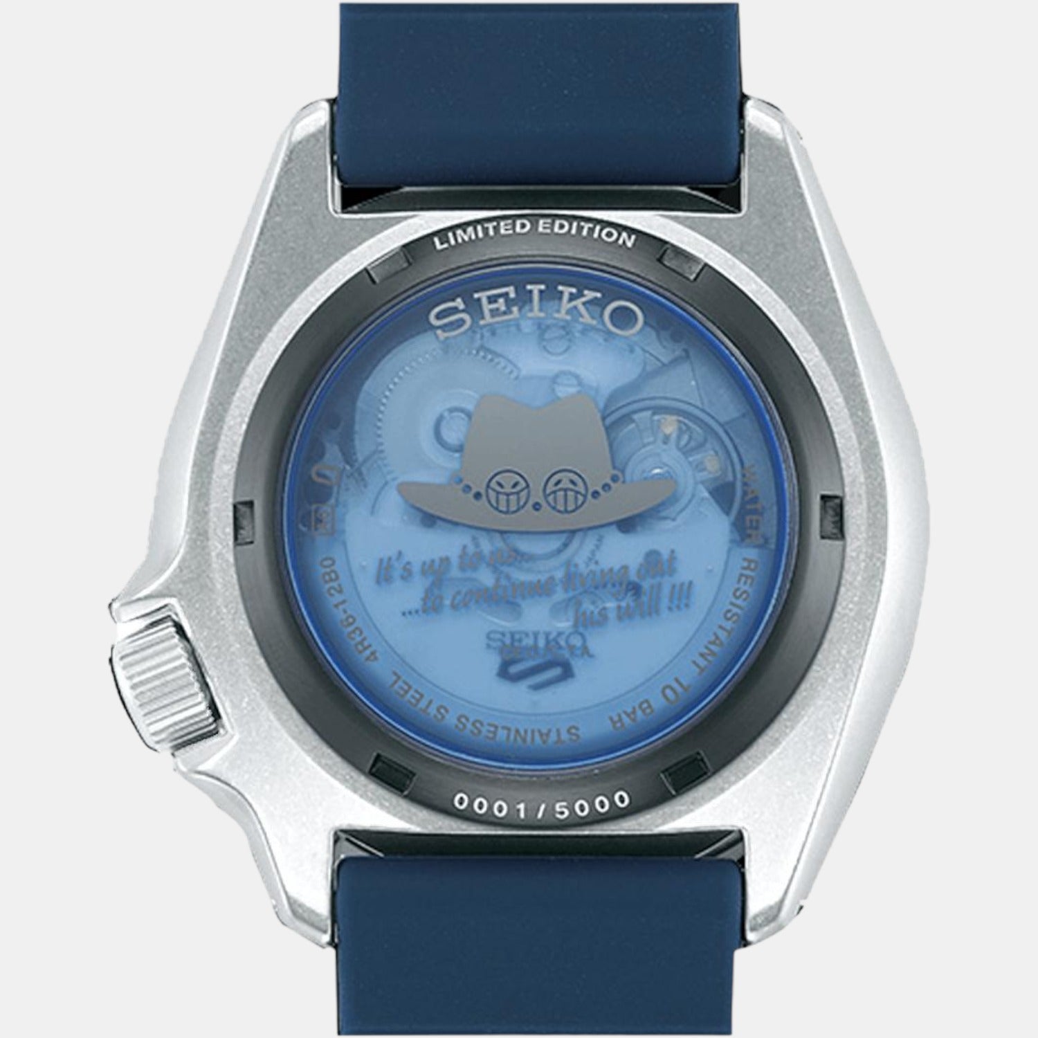 Seiko Men Round Blue watch