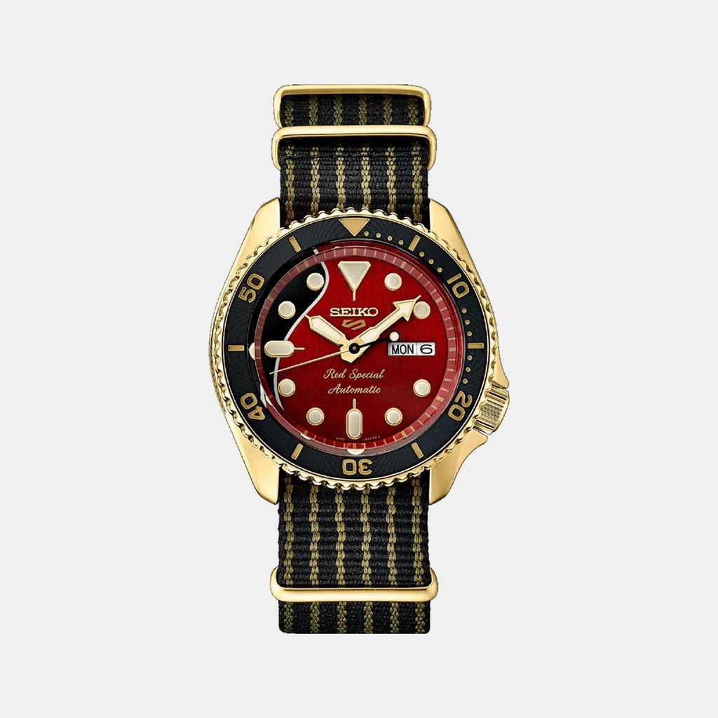Seiko Round Red Analog watch