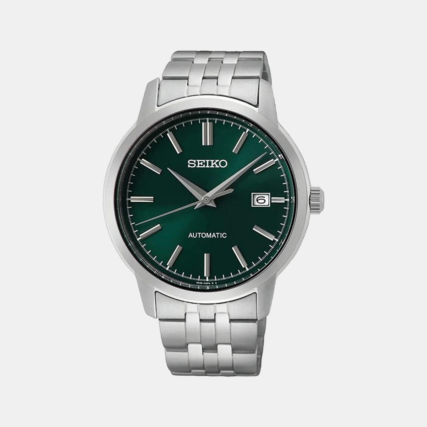 Male Green Analog Stainless Steel Automatic Watch SRPH89K1