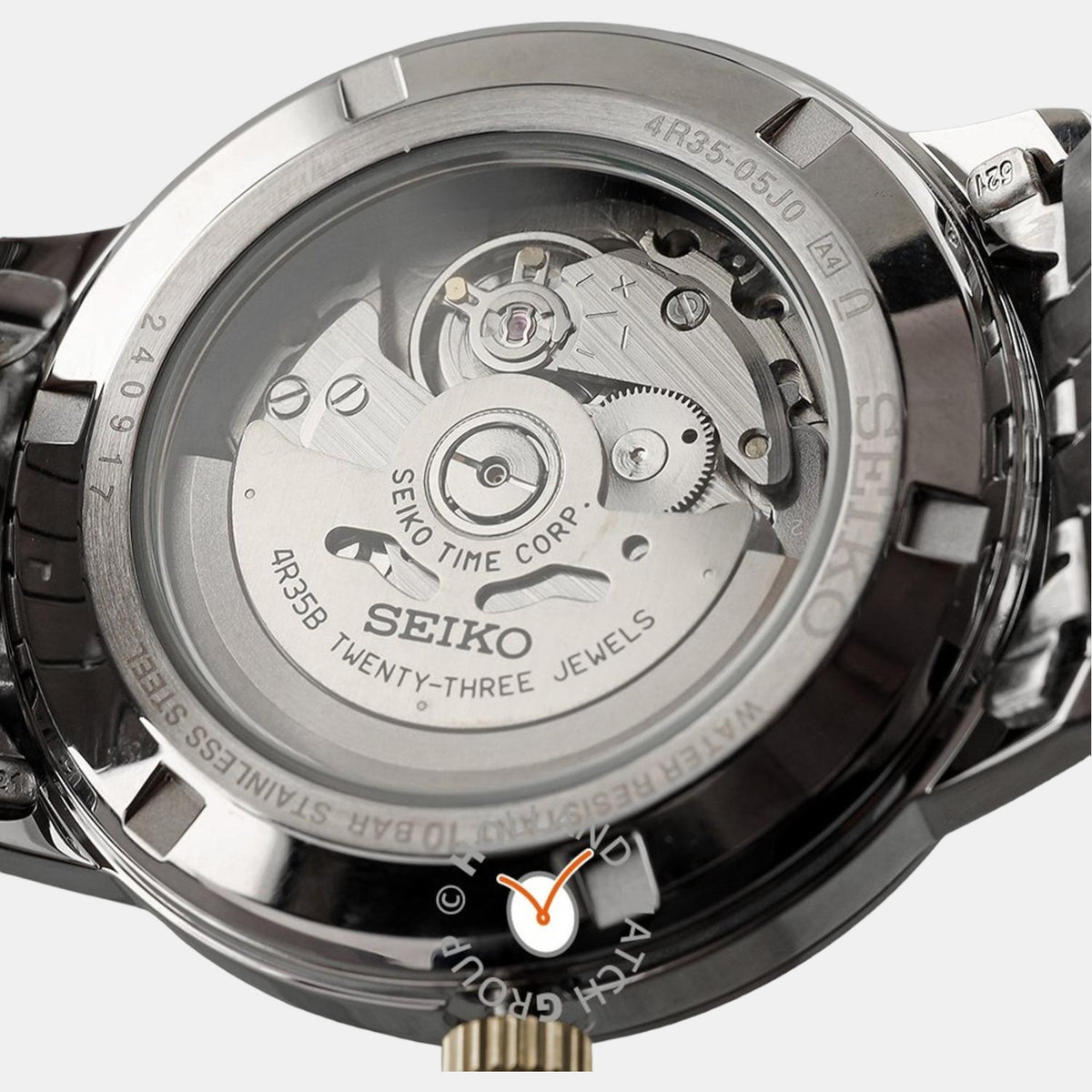Seiko Men Round White watch