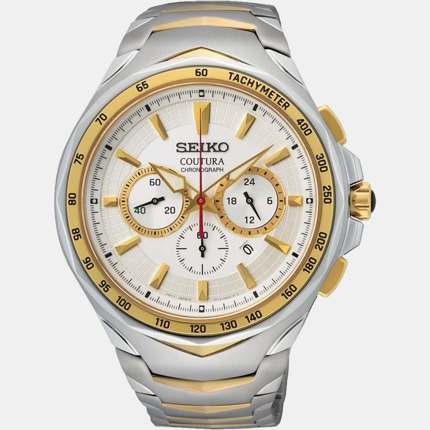Seiko 46 mm Round Quartz watch