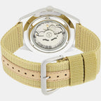 Seiko Men Round Beige watch