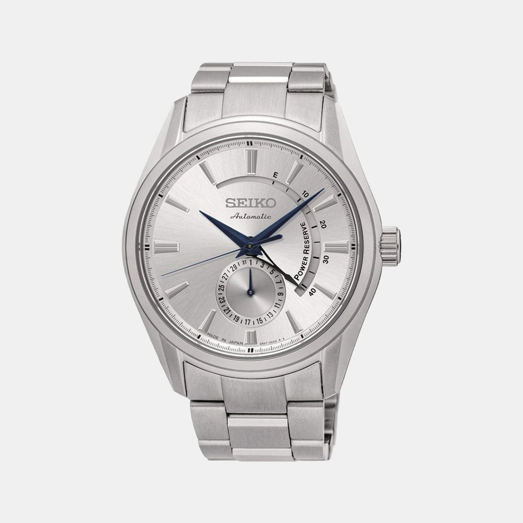Seiko Round Silver Analog watch