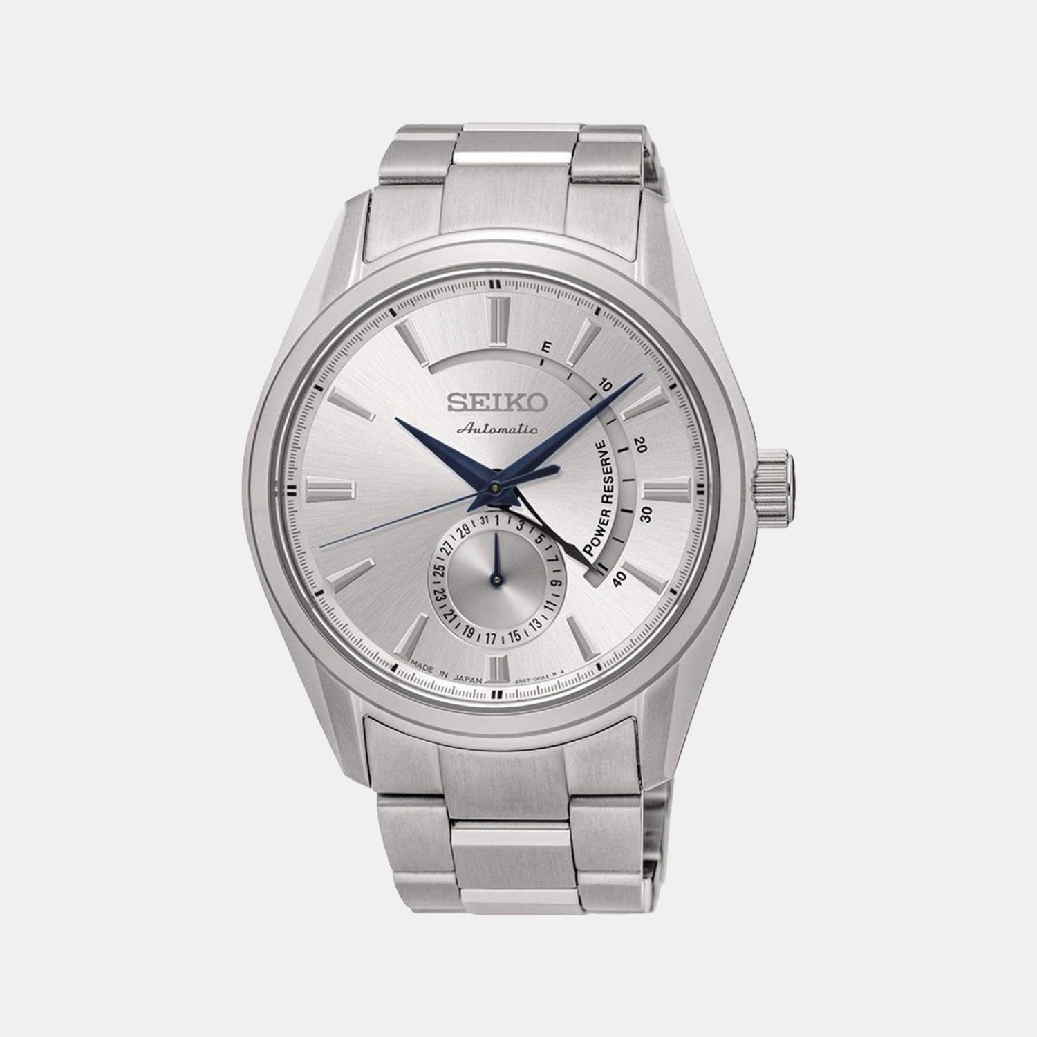 Seiko Round Silver Analog watch
