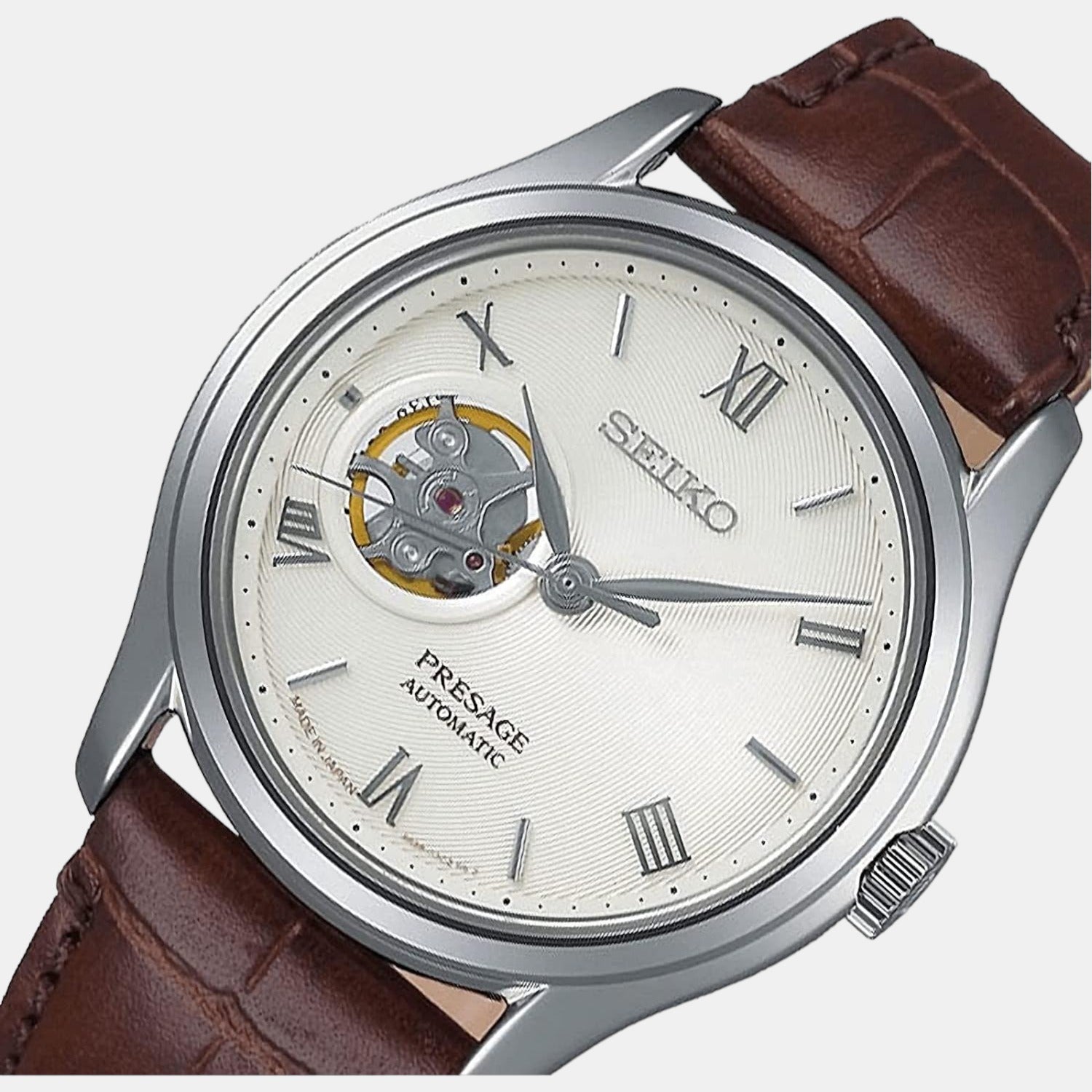 Seiko Men Round White watch