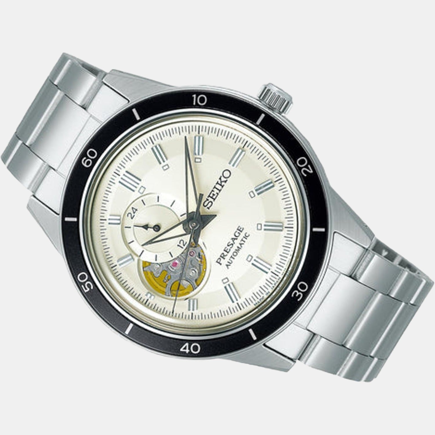 Seiko Men Round Beige watch
