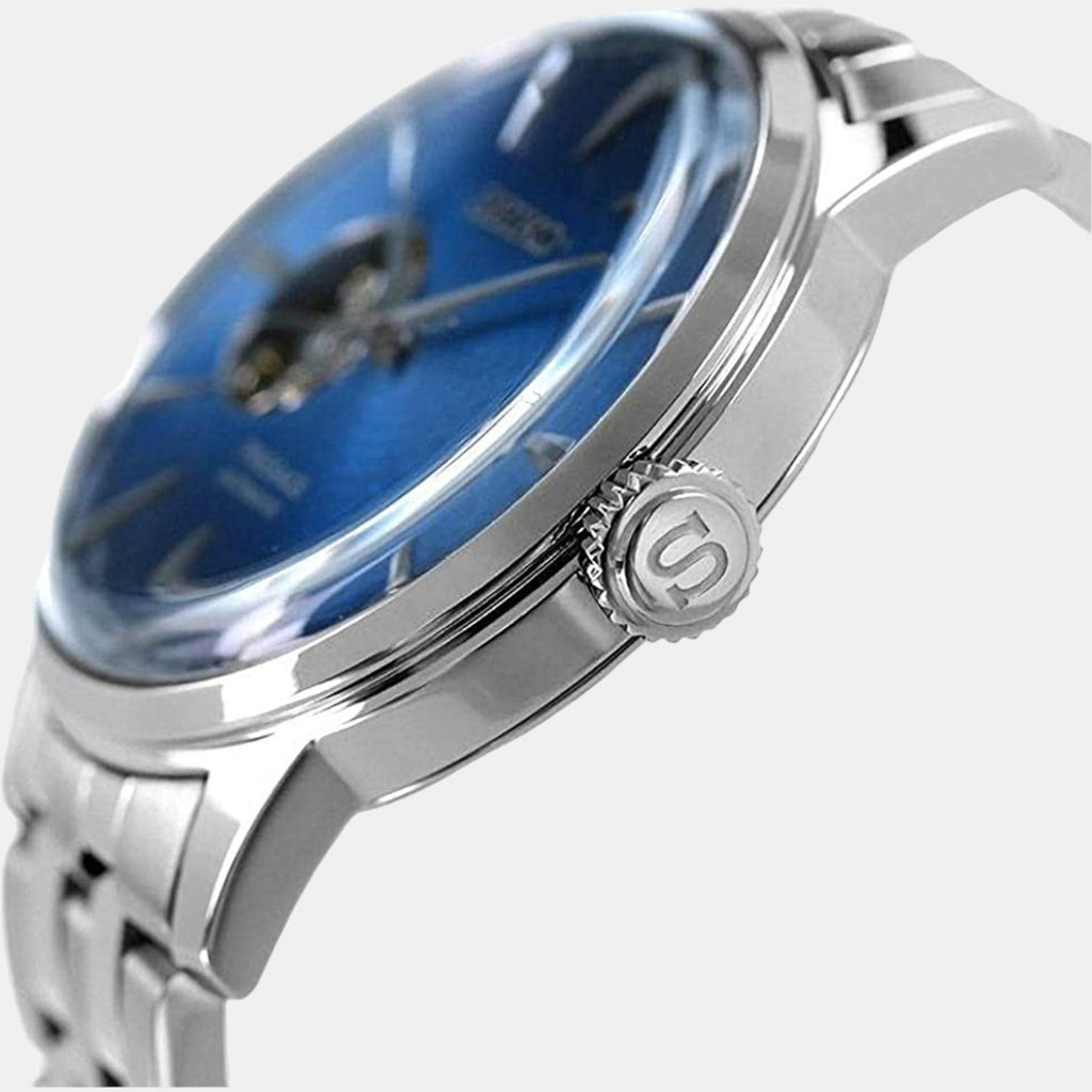 Seiko Men Round Blue watch