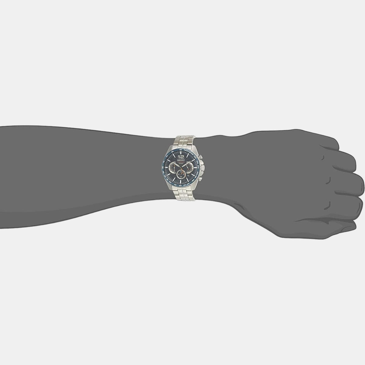 Seiko Stainless Steel Blue watch