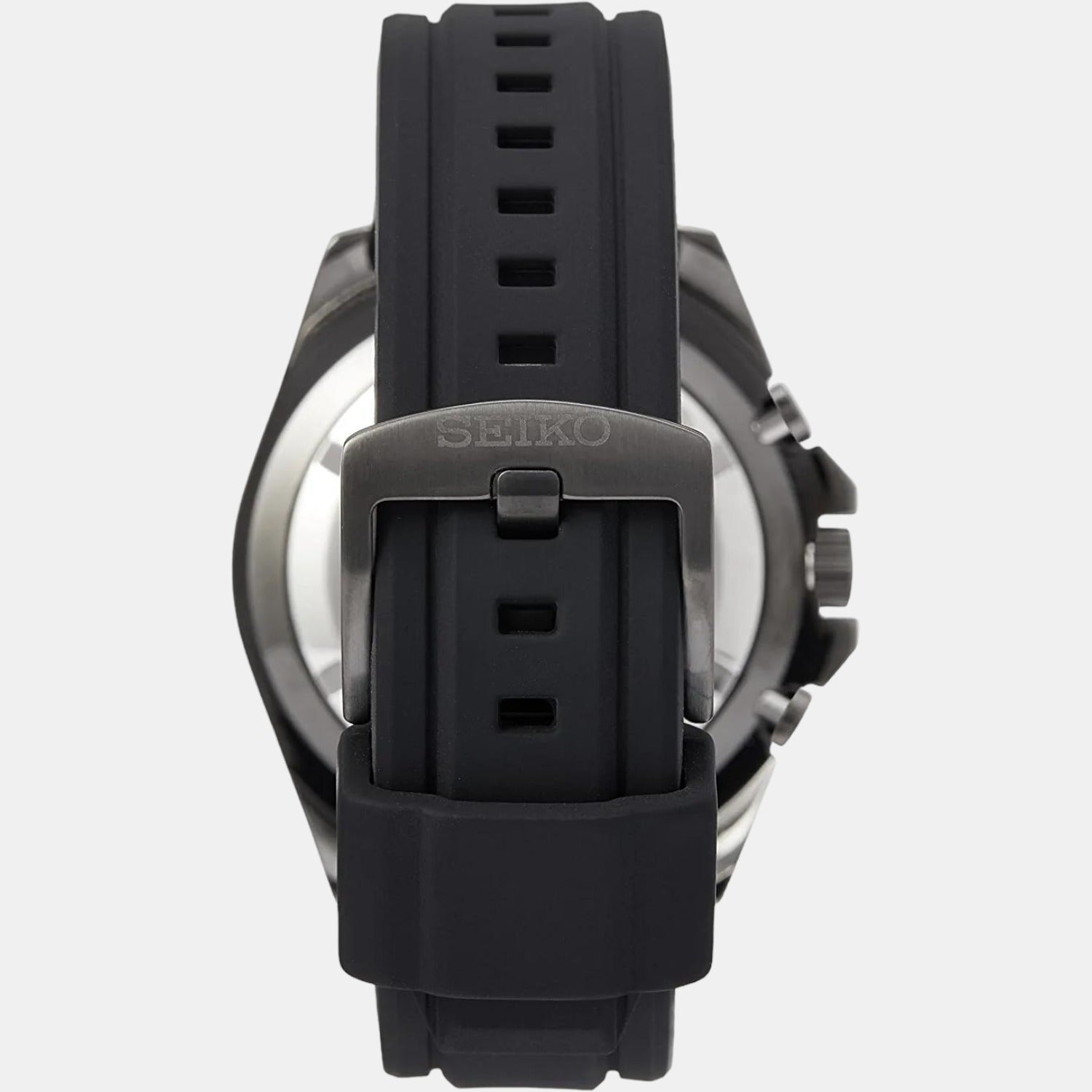 Seiko Men Round Black watch