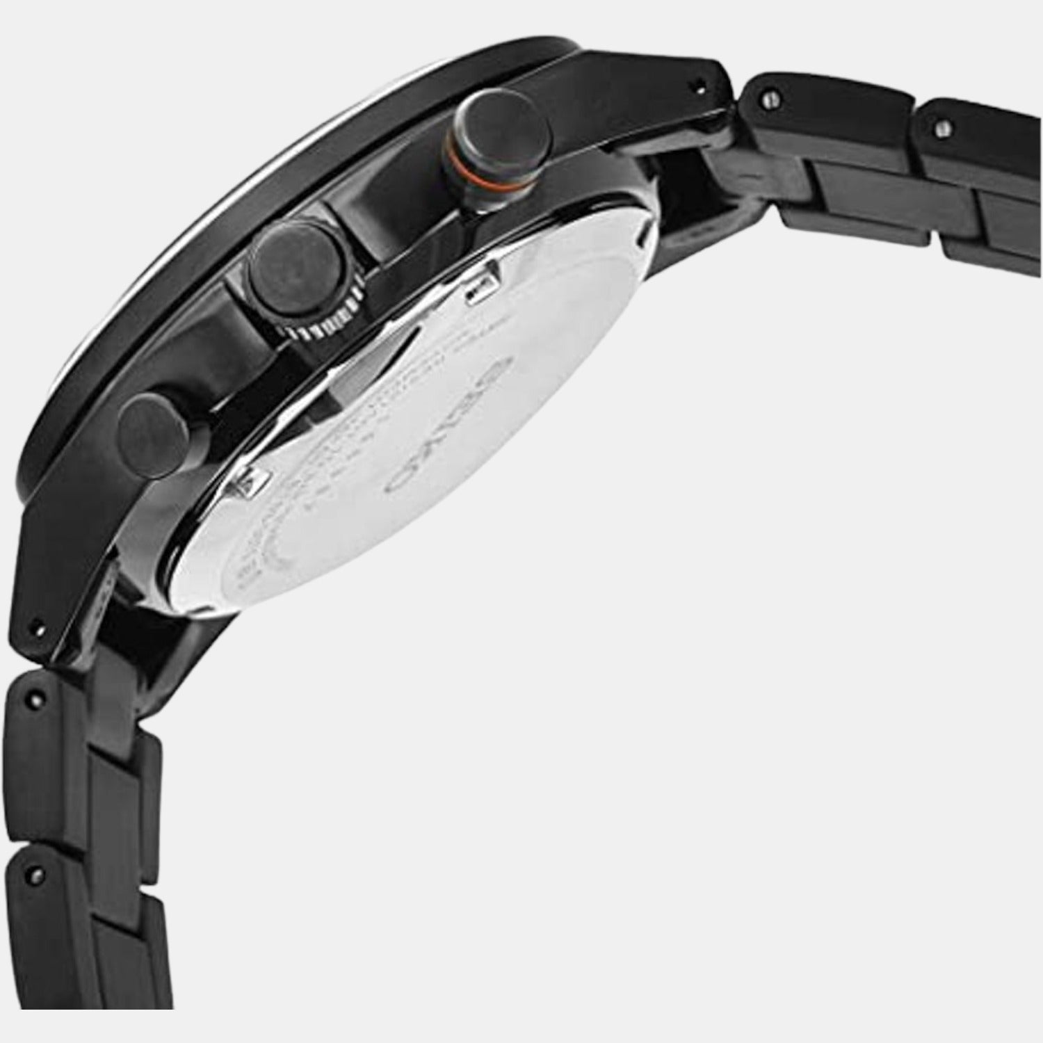 Seiko Men Round Black watch