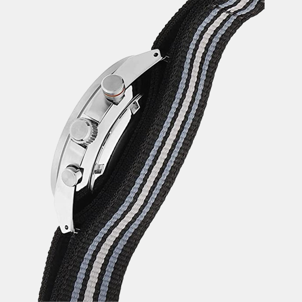 Seiko Men Round Black watch