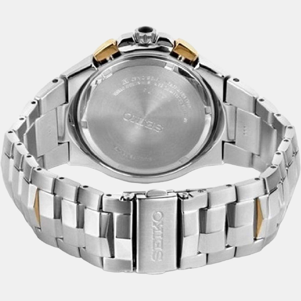 Seiko Men Round Black watch