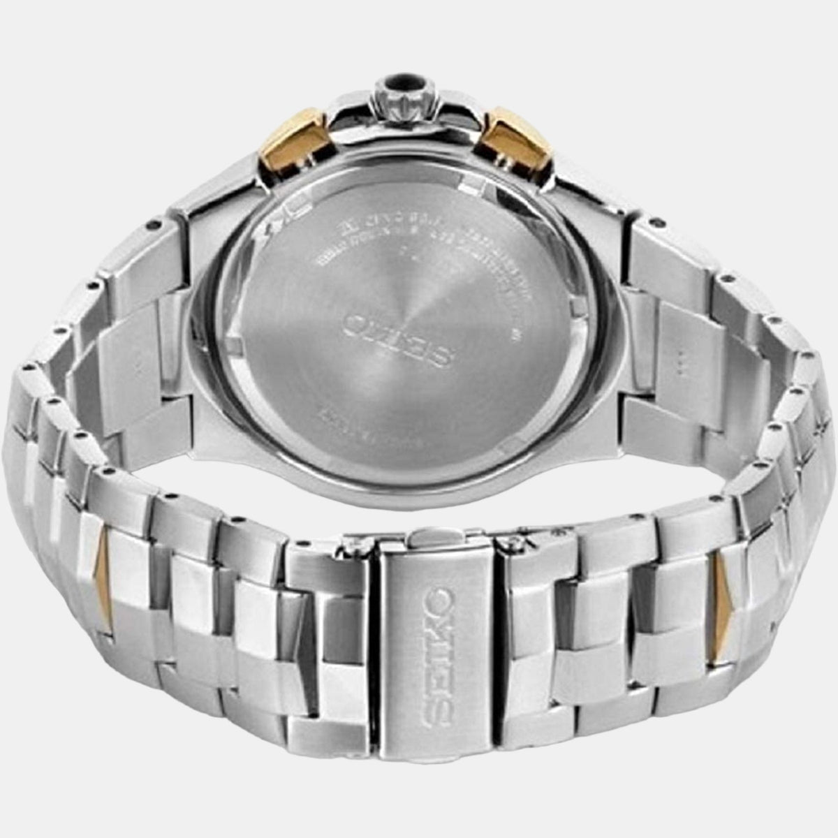 Seiko Men Round Black watch