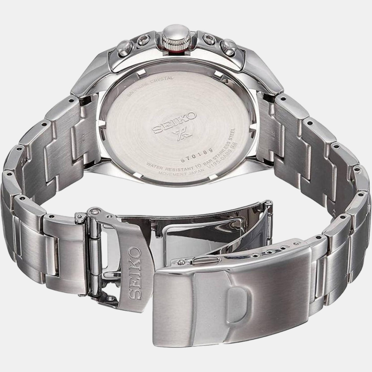 Seiko 44 mm Round Quartz watch