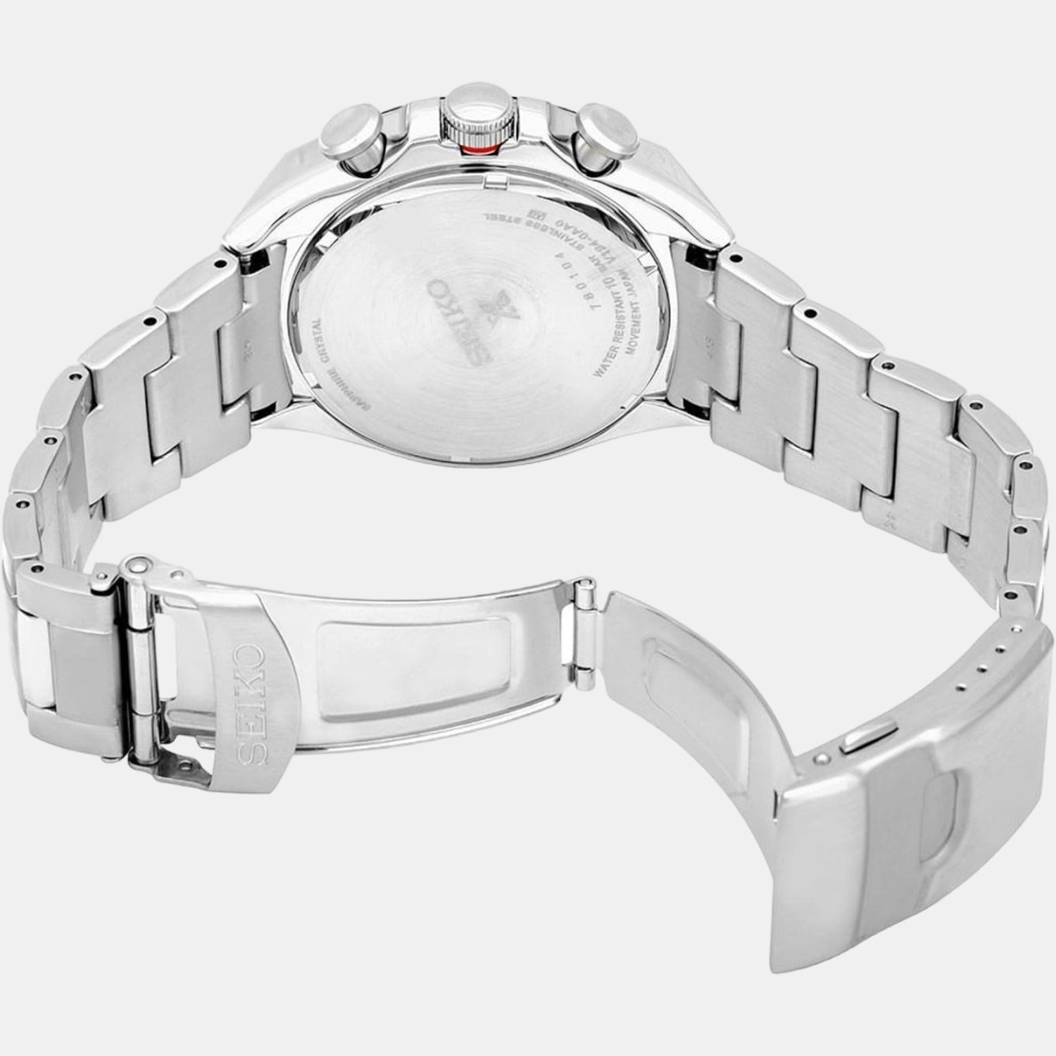 Seiko Stainless Steel Black watch