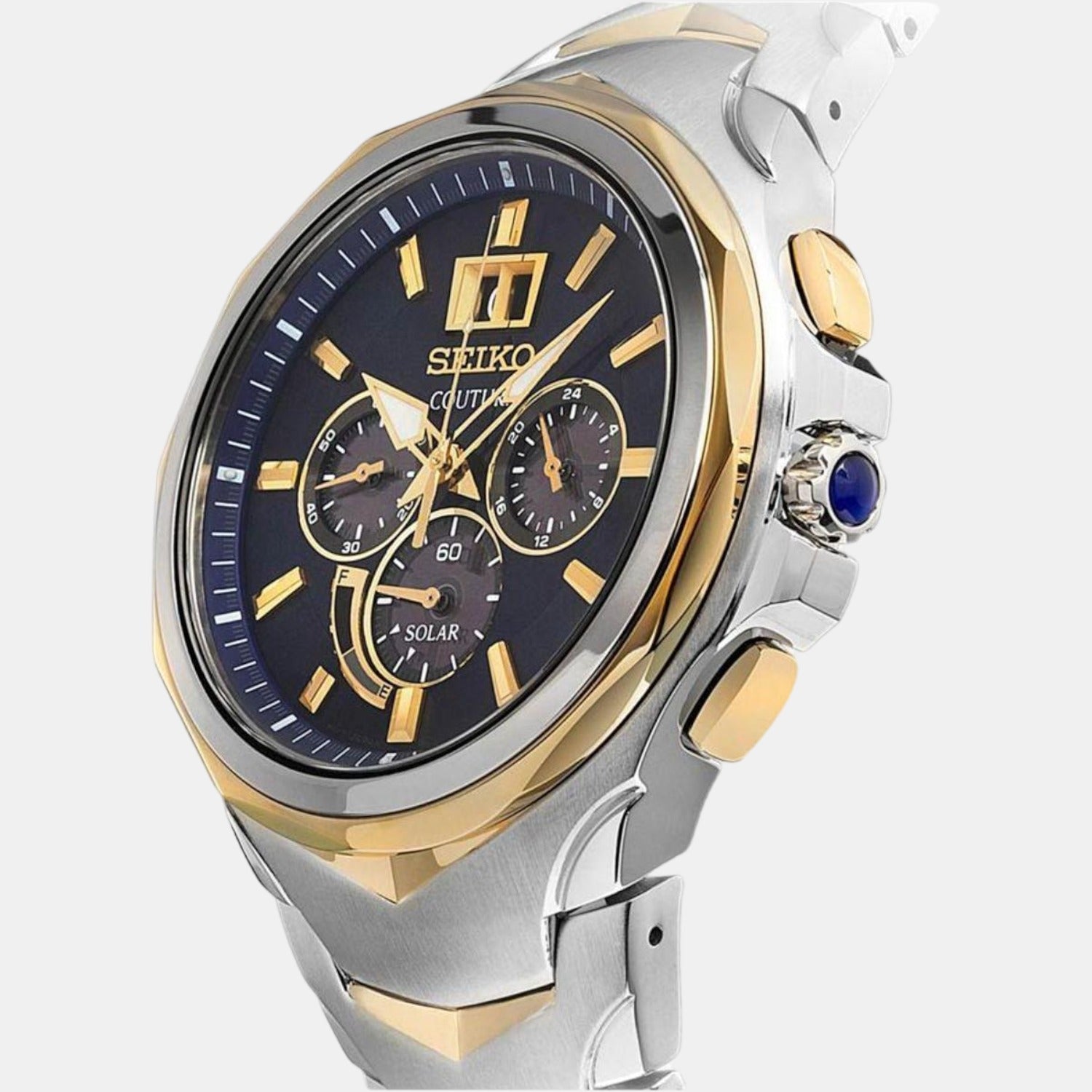 Seiko 46 mm Round Quartz watch