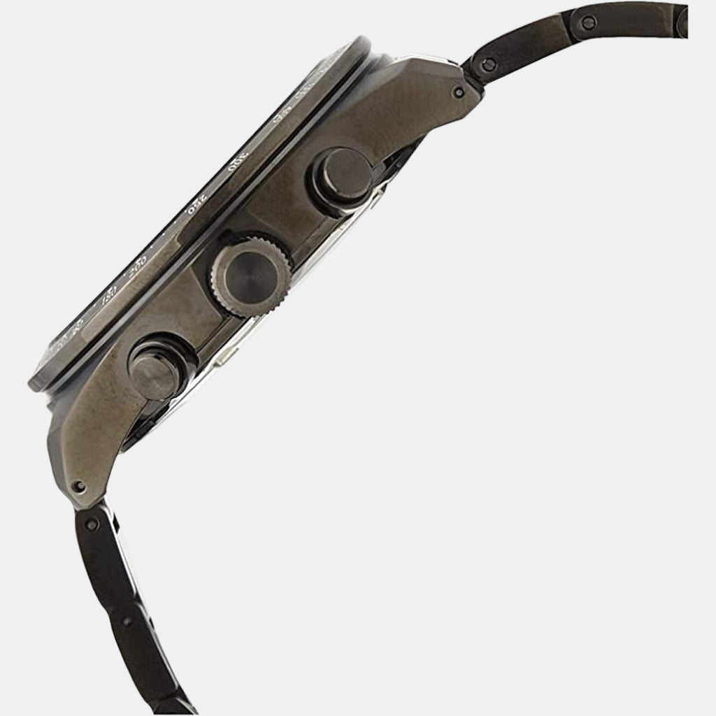 Seiko Men Round Black watch