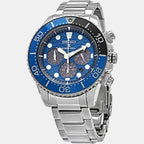 Seiko Men Round Blue watch