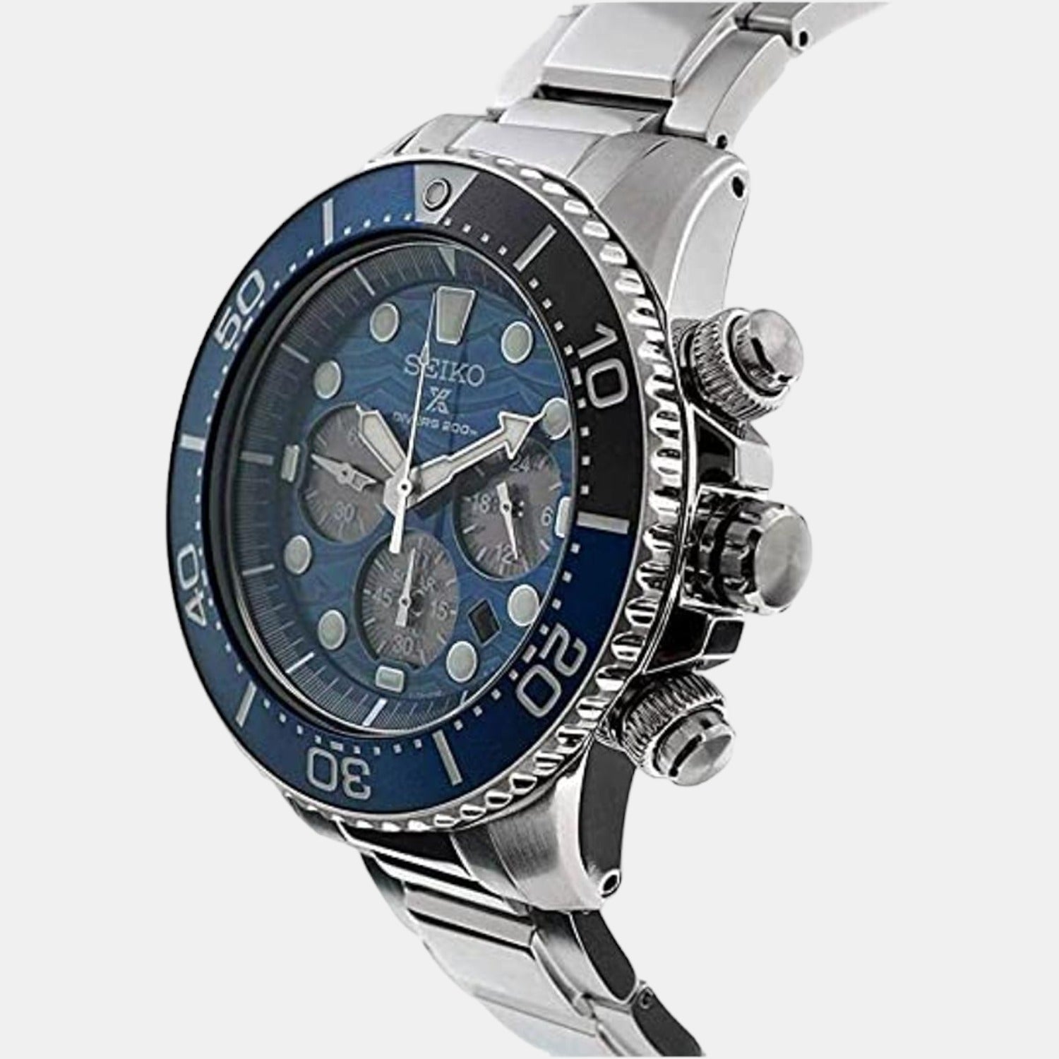 Seiko Stainless Steel Blue watch