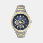 Seiko Round Blue Chronograph watch