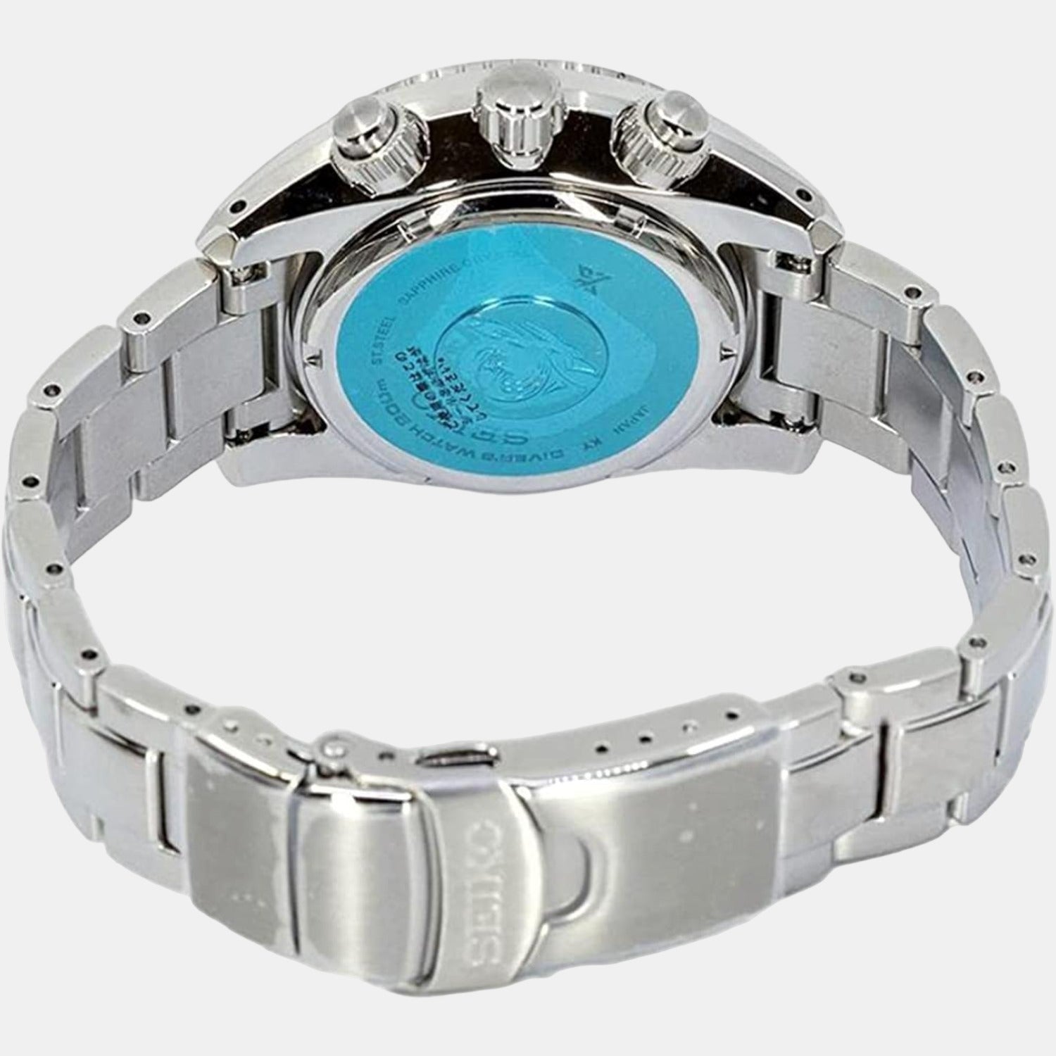 Seiko Men Round Black watch