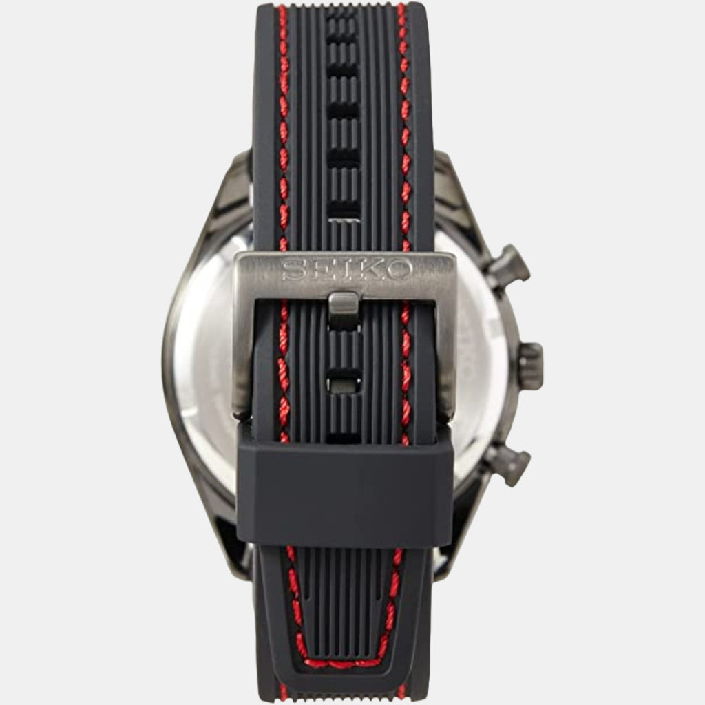 Seiko Men Round Black watch