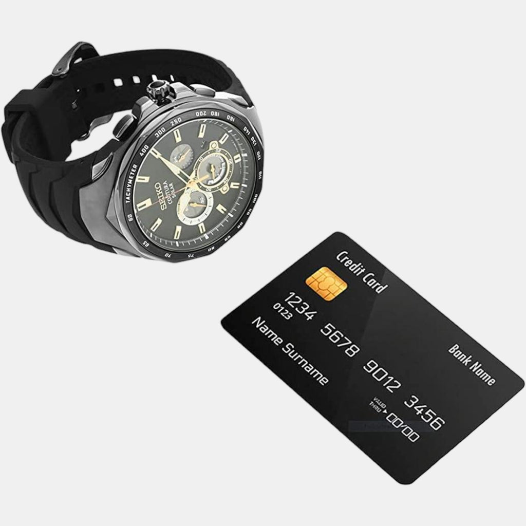 Seiko Silicone Black watch