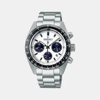 Seiko Round White Chronograph watch