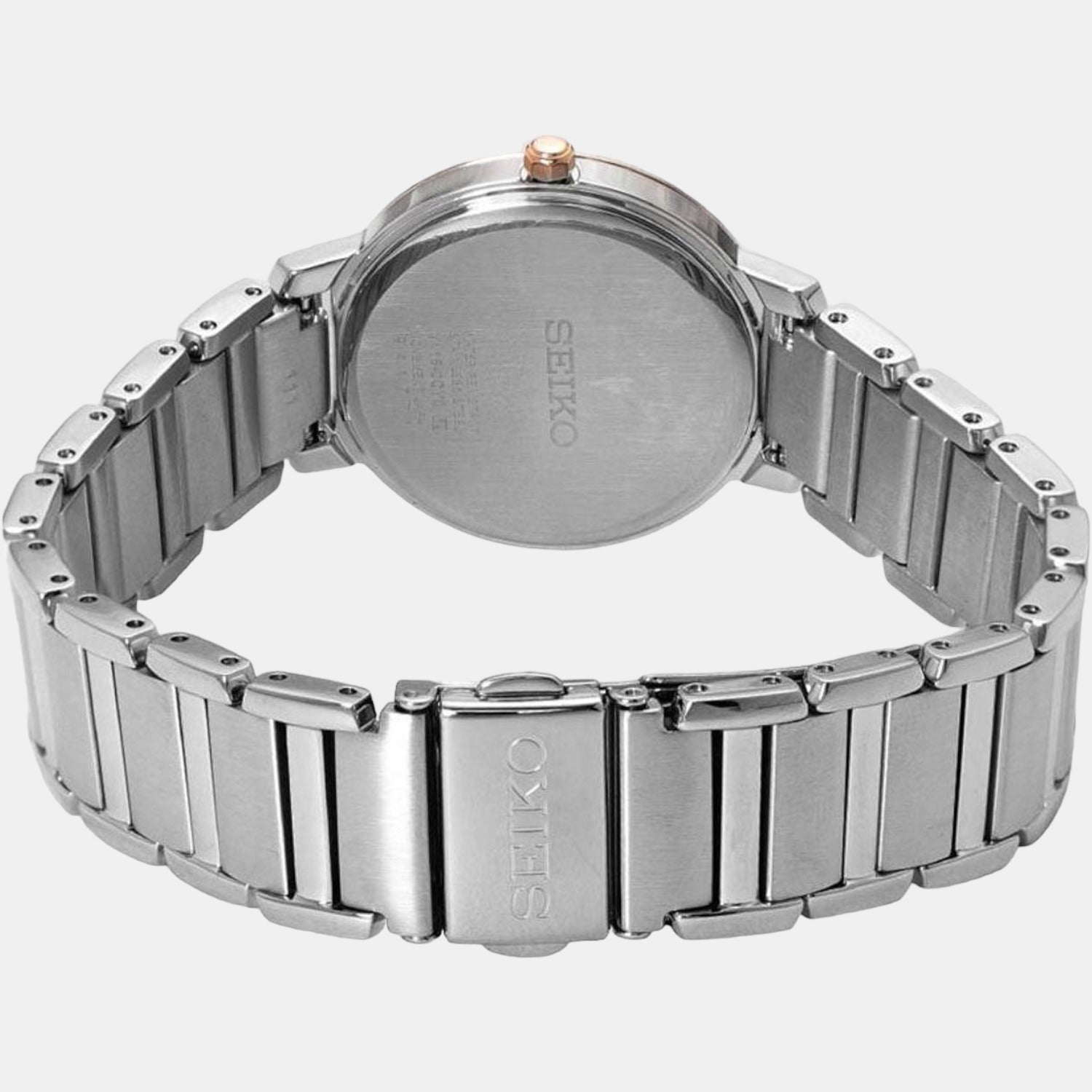 Seiko Women Round Two Tone watch