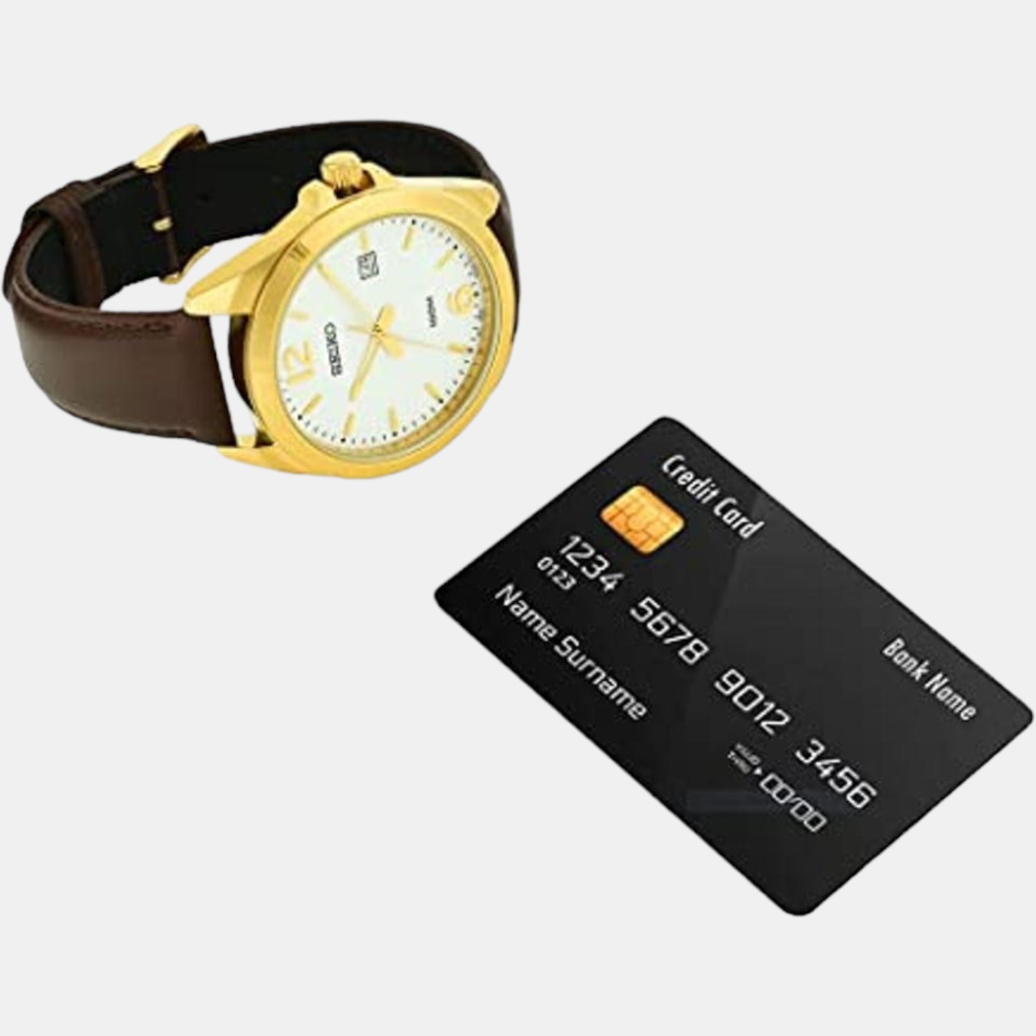 Seiko Leather White watch