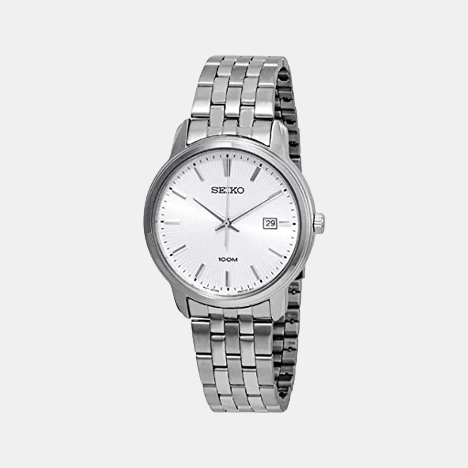 Seiko Round White Analog watch