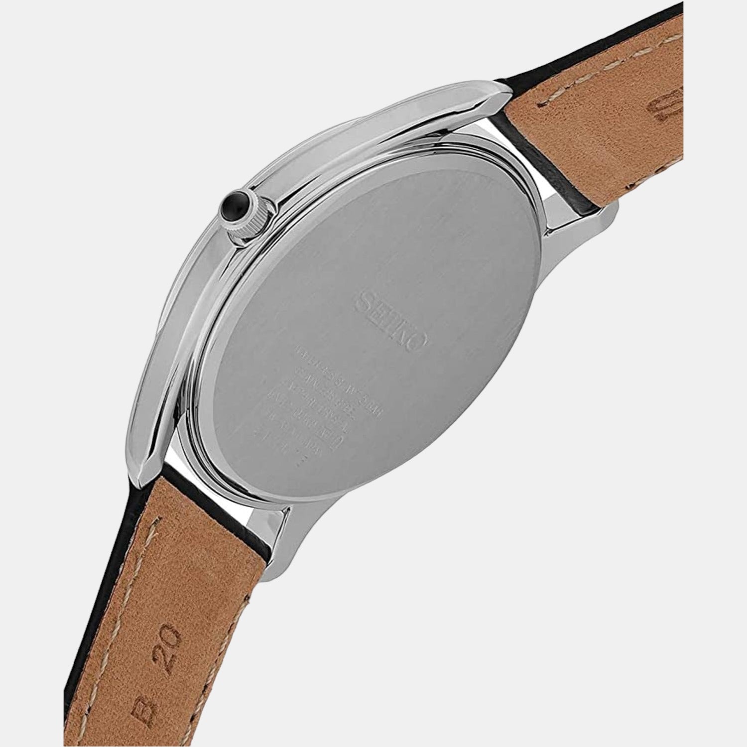 Seiko Men Round White watch