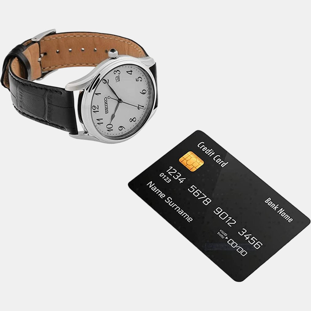 Seiko Leather White watch