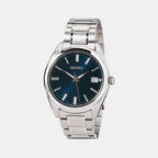 Seiko Round Blue Analog watch