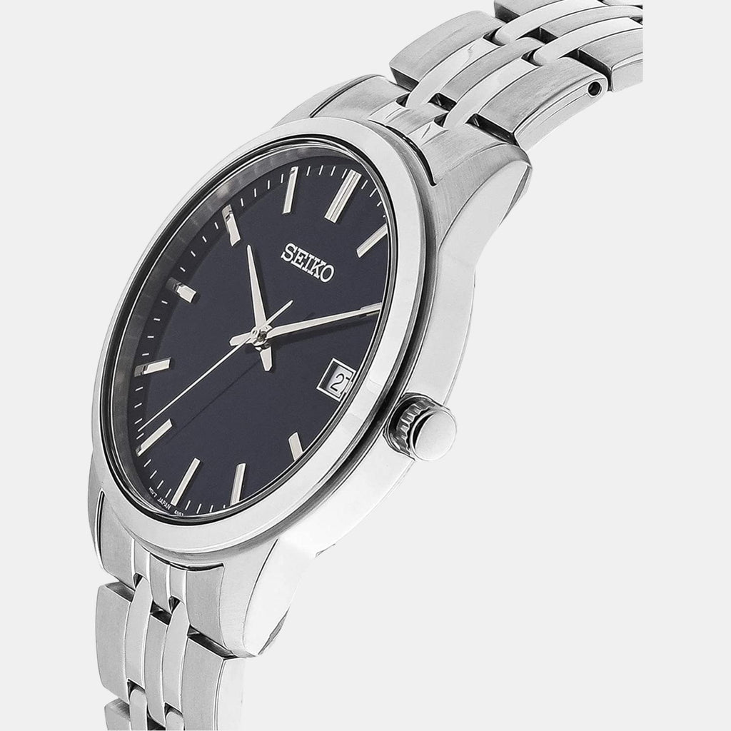 Seiko Men Round Blue watch